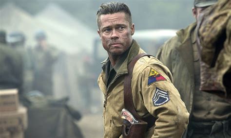 brad pitt war movie tank commander.